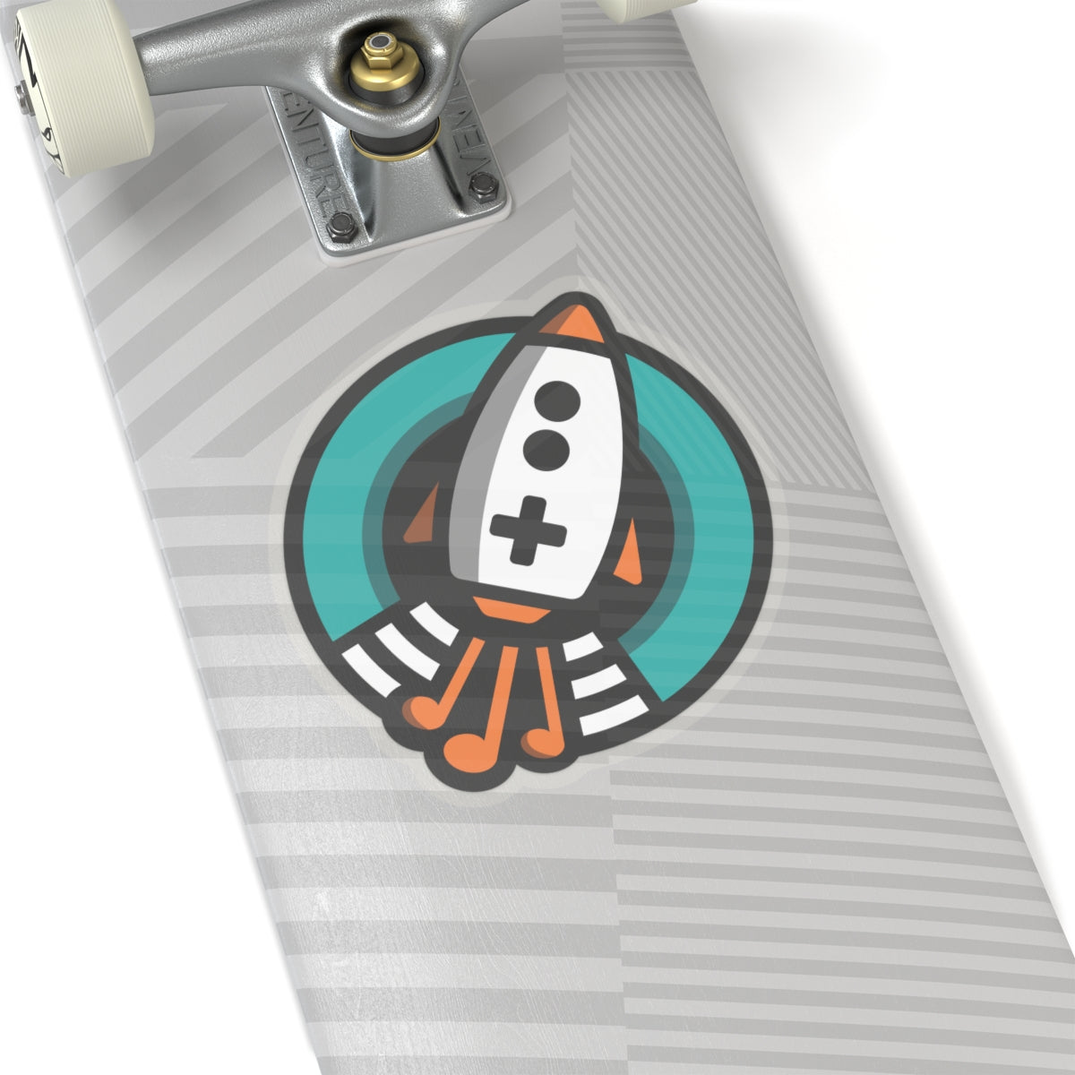 Space Bards Musical Gaming Rocket Logo - Sticker (Round)