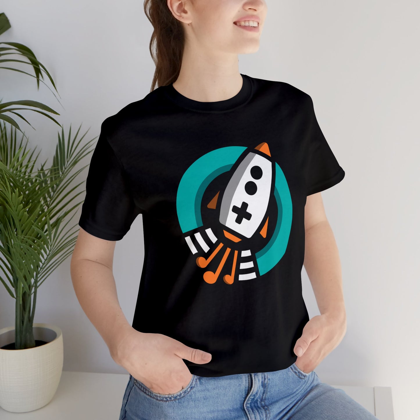 Space Bards Official T-Shirt - Musical Gaming Rocket Logo